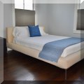 F27. Full platform bed. 